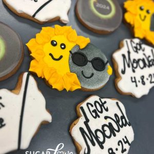 Solar Eclipse Decorated Sugar Cookies