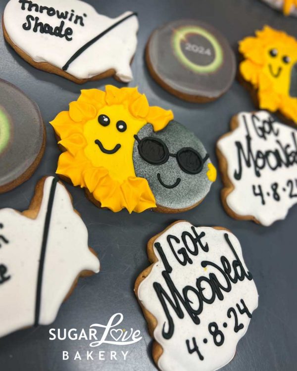 Solar Eclipse Decorated Sugar Cookies