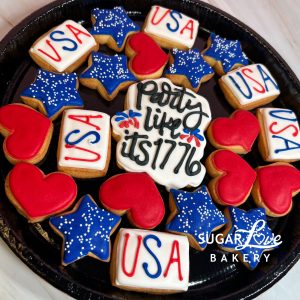 4th of July Mini Cookie Tray - Party Like It's 1776