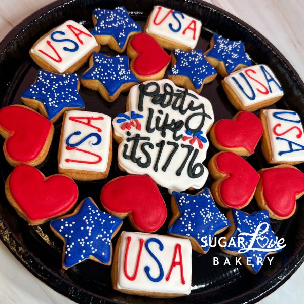 4th of July Mini Cookie Tray - Party Like It's 1776