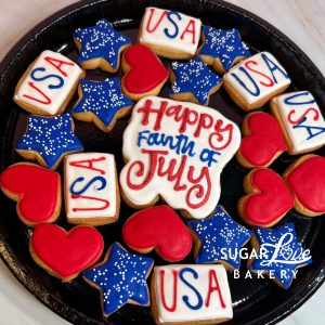 4th of July Mini Cookie Tray - Happy Fourth of July