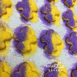 Sugared LSU Cookies